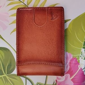 Imported Italian Leather money clip wallet